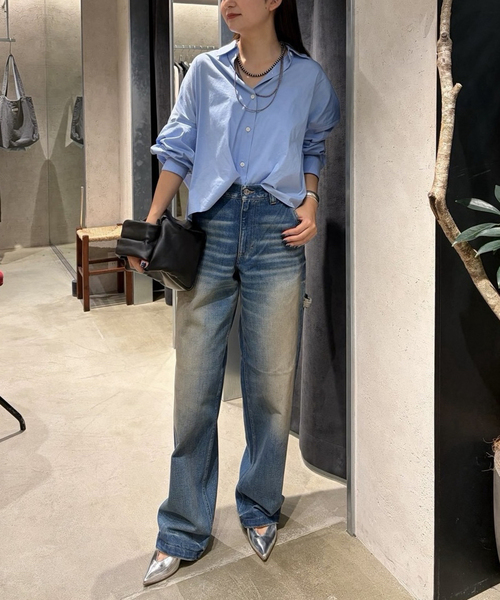 journal standard L'essage(ジャーナルスタンダードレサージュ)の「HAIKURE/ハイクル SIBILLA JANE BLUE デニムパンツ(デニムパンツ・レディース・ブルー・23/24)」の3枚目の写真