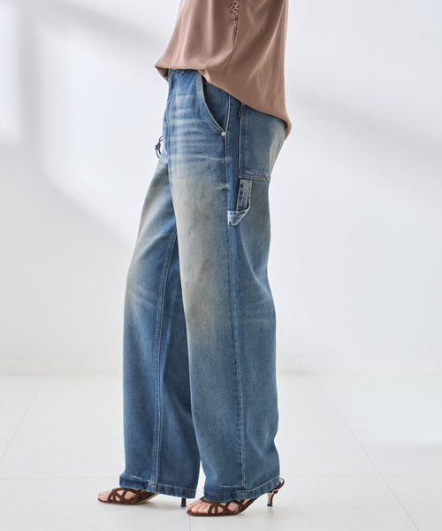 journal standard L'essage(ジャーナルスタンダードレサージュ)の「HAIKURE/ハイクル SIBILLA JANE BLUE デニムパンツ(デニムパンツ・レディース・ブルー・23/24)」の5枚目の写真