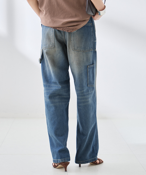 journal standard L'essage(ジャーナルスタンダードレサージュ)の「HAIKURE/ハイクル SIBILLA JANE BLUE デニムパンツ(デニムパンツ・レディース・ブルー・23/24)」の6枚目の写真