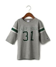 green label relaxing | 【JUNIOR】別注 Champion(チャンピオン) 7部 プリント Tシャツ(Tシャツ/カットソー)