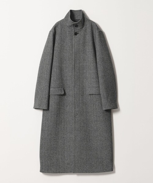 Steven Alan（スティーブンアラン）の「＜Steven Alan＞ヘリンボーン ロング コート（その他アウター・レディース・グレー/ダークブラウン・S/M）」の9枚目の写真