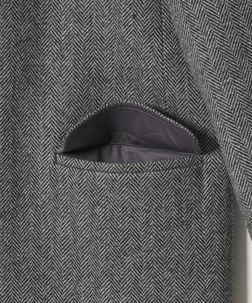 Steven Alan（スティーブンアラン）の「＜Steven Alan＞ヘリンボーン ロング コート（その他アウター・レディース・グレー/ダークブラウン・S/M）」の13枚目の写真