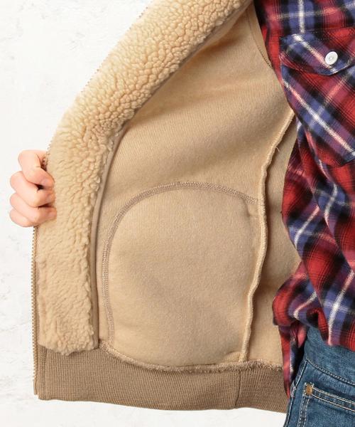 GYMPHLEX（ジムフレックス）の「［WEB限定］Gymphlex（ジムフレックス） BOA HOODベスト（ベスト・レディース・ベージュ/ネイビー・FREE）」の17枚目の写真