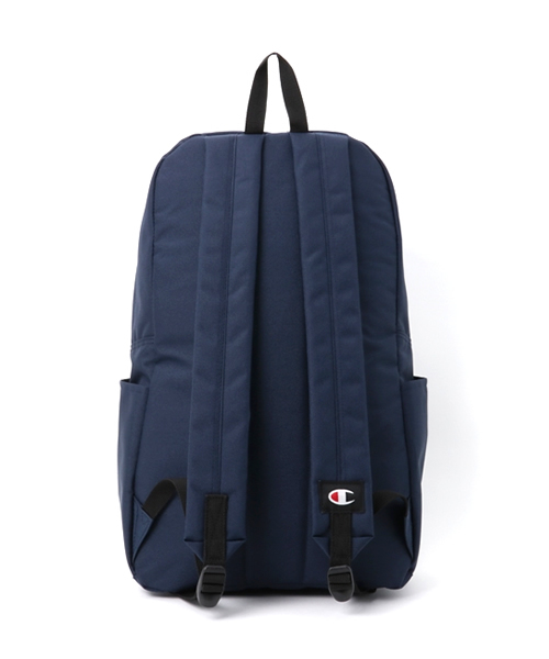 Champion（チャンピオン）の「【チャンピオン　デンケン】　スクエアなスタイリングのミドルサイズデイパック　/　52892（バックパック/リュック・メンズ・ネイビー/ブラック/ブラック×ホワイト・FREE）」の5枚目の写真
