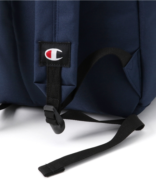 Champion（チャンピオン）の「【チャンピオン　デンケン】　スクエアなスタイリングのミドルサイズデイパック　/　52892（バックパック/リュック・メンズ・ネイビー/ブラック/ブラック×ホワイト・FREE）」の8枚目の写真