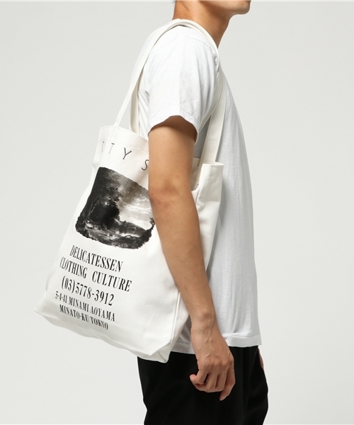 CITYSHOP(シティーショップ)の「CITYSHOP ORIGINAL TOTE DELICATESSEN(トートバッグ・ホワイト・FREE)」の6枚目の写真