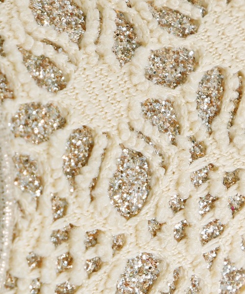 PourVous（プールヴー）の「ラメ&レースパンプス ハイヒール結婚式  フォーマル オケージョン 同窓会（パンプス・レディース・ブラック/ベージュ・24.0cm/23.0cm/23.5cm/22.0cm/22.5cm/24.5cm/21.5cm/25.0cm）」の9枚目の写真