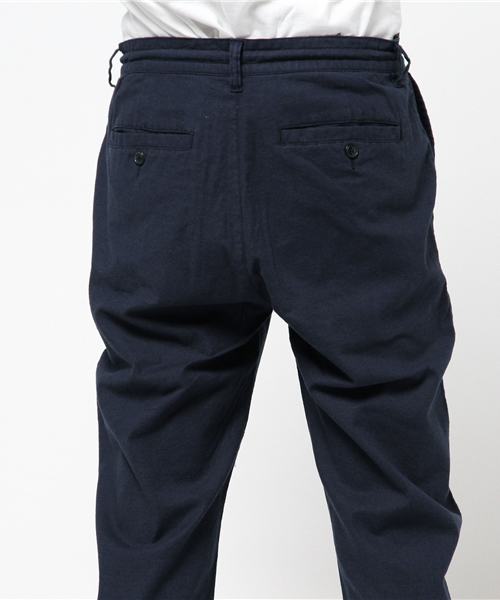 rovtski（ロフトスキー）の「綿麻ストレッチイージーパンツ（チノパンツ・メンズ・ベージュ/ブラック/オリーブ/ネイビー・LARGE/MEDIUM）」の9枚目の写真