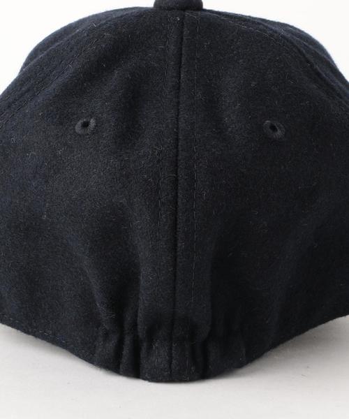 green label relaxing（グリーンレーベルリラクシング）の「GLRメルトンNY キャップ◆（キャップ・キッズ・グレー/ネイビー・52-54cm/50-52cm）」の7枚目の写真