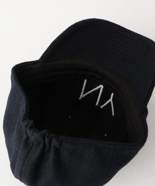 green label relaxing（グリーンレーベルリラクシング）の「GLRメルトンNY キャップ◆（キャップ・キッズ・グレー/ネイビー・52-54cm/50-52cm）」の9枚目の写真