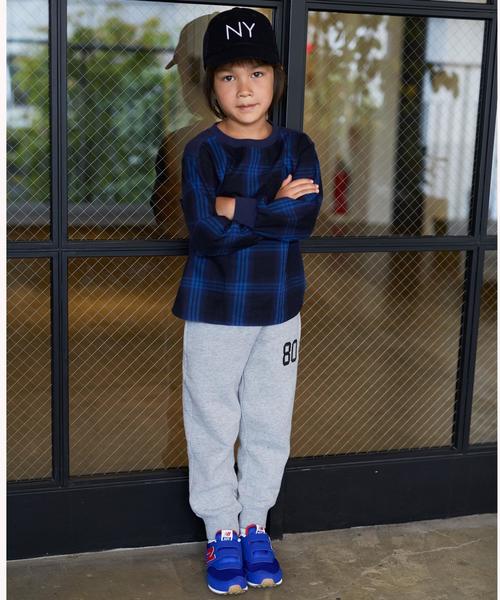 green label relaxing（グリーンレーベルリラクシング）の「GLRメルトンNY キャップ◆（キャップ・キッズ・グレー/ネイビー・52-54cm/50-52cm）」の12枚目の写真