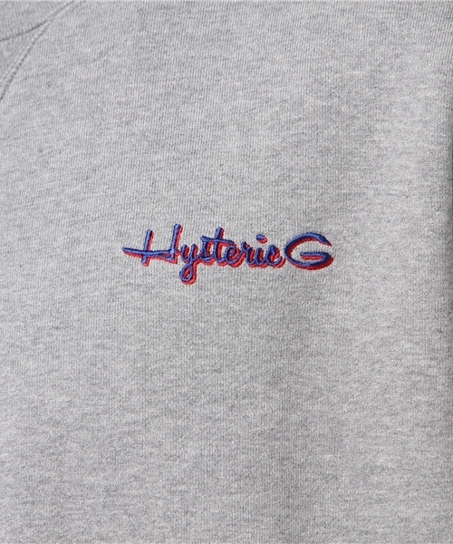 HYSTERIC GLAMOUR（ヒステリックグラマー）の「HYS G刺繍 SW（スウェット・メンズ・ホワイト/ネイビー/トップグレー・SMALL/MEDIUM/LARGE）」の4枚目の写真