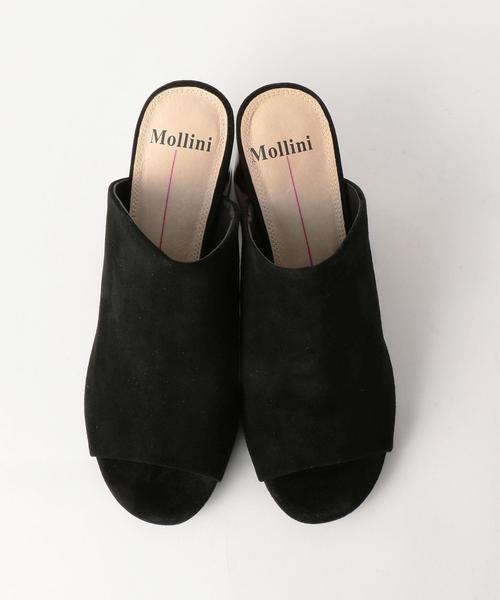 Lepidos(レピドス)の「<mollini>スエードサンダル(サンダル・レディース・ベージュ/ブラック・38/36/37)」の5枚目の写真