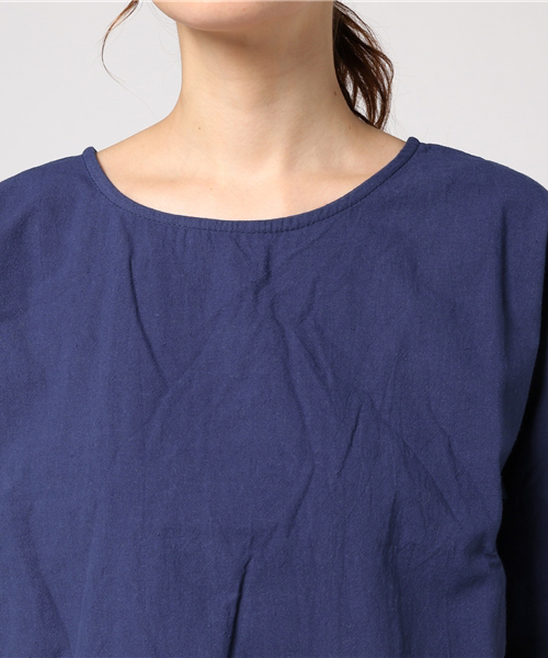 MERLOT（メルロー）の「裾ラッフルトップス2275（Tシャツ/カットソー・レディース・ブルー/ベージュ/イエロー/ピンク・FREE）」の7枚目の写真