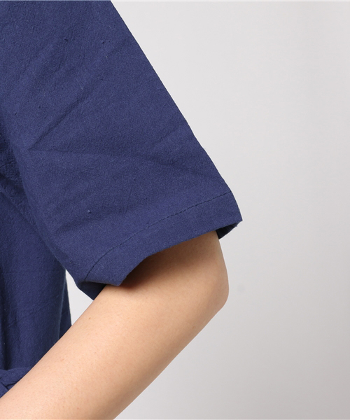 MERLOT（メルロー）の「裾ラッフルトップス2275（Tシャツ/カットソー・レディース・ブルー/ベージュ/イエロー/ピンク・FREE）」の9枚目の写真