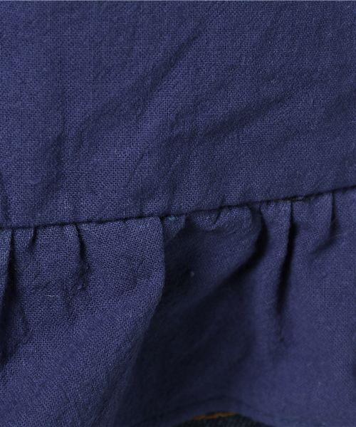 MERLOT（メルロー）の「裾ラッフルトップス2275（Tシャツ/カットソー・レディース・ブルー/ベージュ/イエロー/ピンク・FREE）」の11枚目の写真