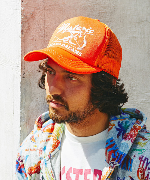 ヒステリックグラマーのキャップ オレンジ HYSTERIC GLAMOUR キャップ