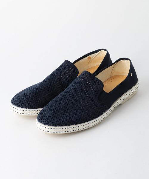 Rivieras（リビエラ）の「＜Rivieras(リヴィエラ)＞ CLASSIC 20℃ ◆（スリッポン・メンズ・ネイビー/オフホワイト・45/43/40/44/42/41）」の2枚目の写真