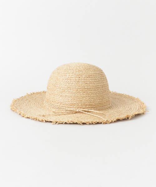 URBAN RESEARCH(アーバンリサーチ)の「UR ラフィアブレードハット(ハット・レディース・ナチュラル・FREE)」の2枚目の写真