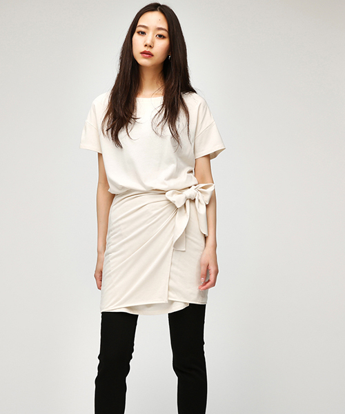 Moussy マウジー の Waist Ribbon Op ワンピース Wear
