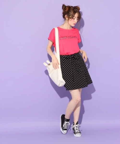 Heather（ヘザー）の「リボンツキ／アソートフレアスカート　765523（スカート・レディース・ネイビー/ライトグレー/ブラック系その他・FREE）」の14枚目の写真