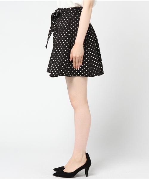 Heather（ヘザー）の「リボンツキ／アソートフレアスカート　765523（スカート・レディース・ネイビー/ライトグレー/ブラック系その他・FREE）」の5枚目の写真