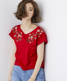 STUDIOUS | 【WEB限定】STUDIOUS マルチ刺繍カットソー(Tシャツ/カットソー)