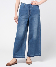 koe | サイド切替カットオフデニムワイドパンツ(デニムパンツ)