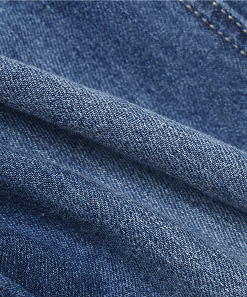 koe（コエ）の「サイド切替カットオフデニムワイドパンツ（デニムパンツ・レディース・ライトインディゴブルー・L/S/M）」の11枚目の写真