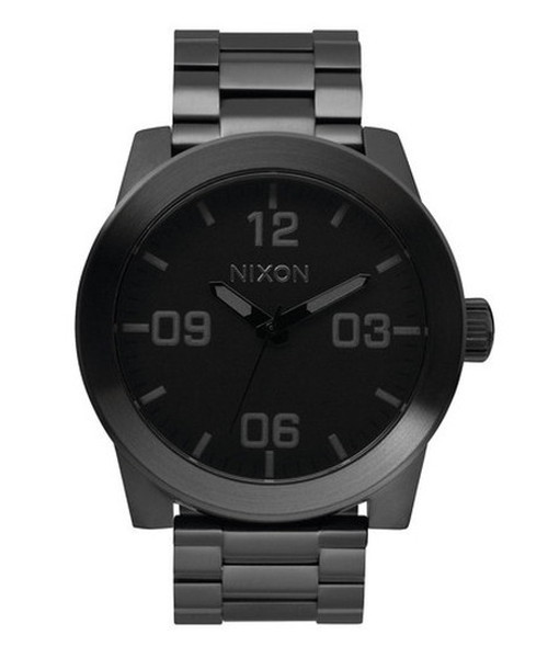 NIXON（ニクソン）の「THE CORPORAL SS（アナログ腕時計・メンズ・ブラック系その他/グレー系その他/ブラック/ゴールド/ゴールド系その他/ガンメタ/ブラック×ゴールド/ブルー系その他/その他/バーガンディー/ブラック×ホワイト/ダークブルー/その他2/その他3・FREE）」の2枚目の写真