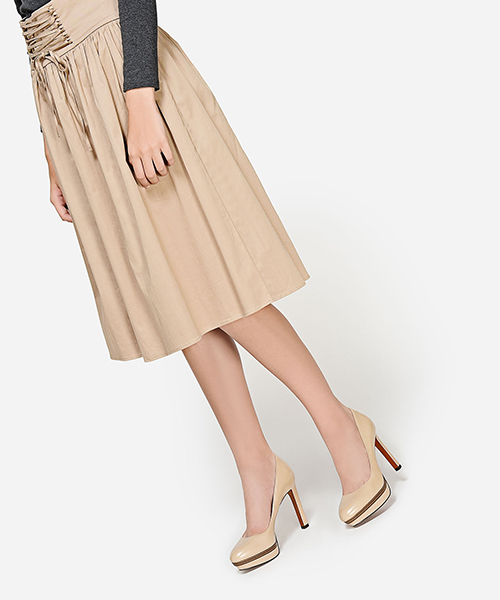 CHARLES & KEITH(チャールズ & キース)の「プラットフォームパンプス / PLATFORM PUMPS(パンプス・レディース・ブラック/アイボリー/ライトブラウン・22.5cm/23.5cm/23cm/24.5cm/25.5cm/25cm)」の16枚目の写真