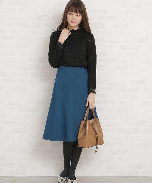 N.（N. Natural Beauty Basic）（エヌエヌナチュラルビューティーベーシック）の「マーメイドスカート（スカート・レディース・ネイビー/ピンク/グリーン・MEDIUM/SMALL）」の14枚目の写真