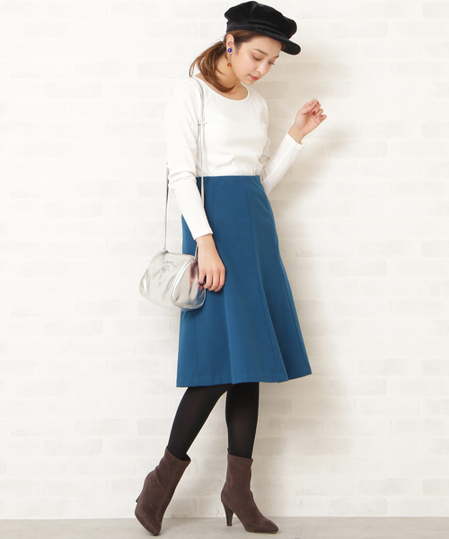 N.（N. Natural Beauty Basic）（エヌエヌナチュラルビューティーベーシック）の「マーメイドスカート（スカート・レディース・ネイビー/ピンク/グリーン・MEDIUM/SMALL）」の11枚目の写真