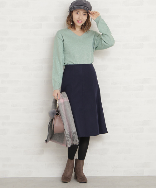 N.（N. Natural Beauty Basic）（エヌエヌナチュラルビューティーベーシック）の「マーメイドスカート（スカート・レディース・ネイビー/ピンク/グリーン・MEDIUM/SMALL）」の22枚目の写真