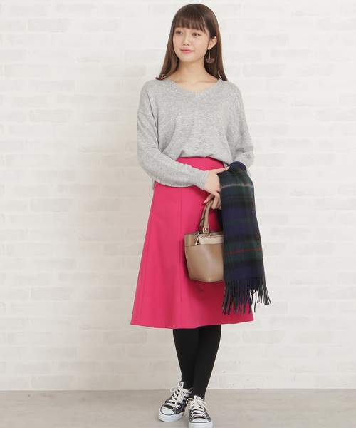 N.（N. Natural Beauty Basic）（エヌエヌナチュラルビューティーベーシック）の「マーメイドスカート（スカート・レディース・ネイビー/ピンク/グリーン・MEDIUM/SMALL）」の6枚目の写真