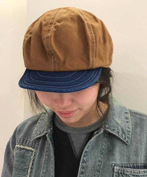 GREEN BOWL(グリーンボウル)の「GREEN BOWL Casquette/グリーンボウルキャスケット(キャスケット・メンズ・ブラウン/ベージュ/オリーブ・FREE)」の2枚目の写真