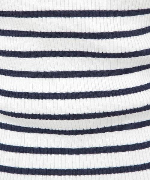 PAGEBOY(ページボーイ)の「袖フレアリブプルオーバー(Tシャツ/カットソー・レディース・ライトグレー/オフホワイト/ブラック系その他/ブラック・FREE)」の9枚目の写真