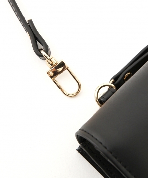 A part by（アパートバイ）の「レザーマルチウォレット 　788928（財布・レディース・ブラック/アイボリー・FREE）」の6枚目の写真