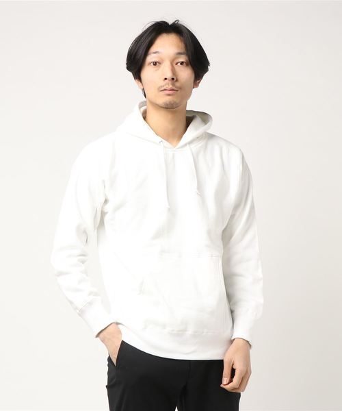 STUDIOUS（ステュディオス）の「【UNITED ATHLE】12ozヘヴィーウェイトスウェットP/Oパーカ（パーカー・メンズ・アイボリー/グレー/ネイビー/ホワイト/ブラック・MEDIUM/LARGE/SMALL/4）」の2枚目の写真