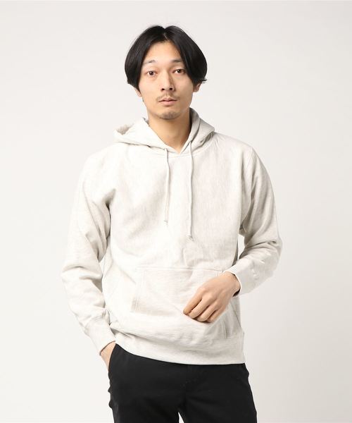 STUDIOUS（ステュディオス）の「【UNITED ATHLE】12ozヘヴィーウェイトスウェットP/Oパーカ（パーカー・メンズ・アイボリー/グレー/ネイビー/ホワイト/ブラック・MEDIUM/LARGE/SMALL/4）」の3枚目の写真