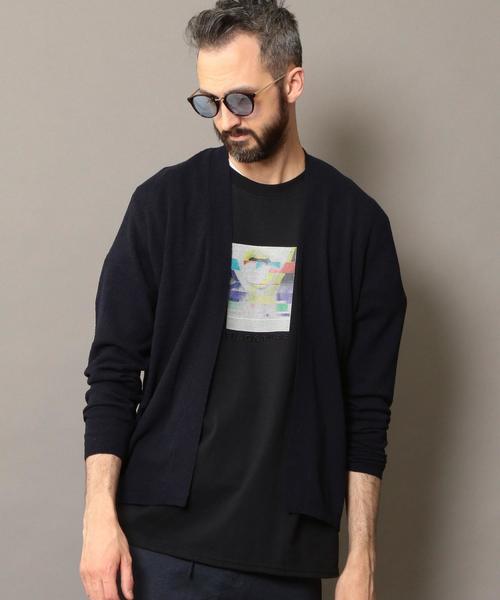 BEAUTY&YOUTH UNITED ARROWS(ビューティーアンドユースユナイテッドアローズ)の「BY パイル ノーボタン カーディガン ◆(カーディガン/ボレロ・メンズ・ライトグレー/ベージュ/ネイビー・SMALL/MEDIUM/X-LARGE/LARGE)」の3枚目の写真