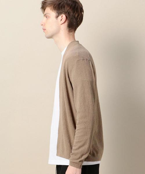 BEAUTY&YOUTH UNITED ARROWS(ビューティーアンドユースユナイテッドアローズ)の「BY パイル ノーボタン カーディガン ◆(カーディガン/ボレロ・メンズ・ライトグレー/ベージュ/ネイビー・SMALL/MEDIUM/X-LARGE/LARGE)」の9枚目の写真