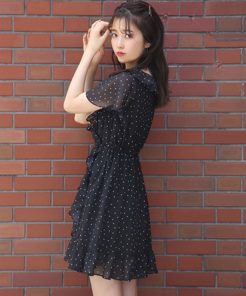 one after another NICE CLAUP（ワンアフターアナザーナイスクラップ）の「ロマンティックフリルワンピ（ワンピース・レディース・ベージュ系その他/ブラウン系その他/レッド系その他/ブラック系その他・FREE）」の11枚目の写真