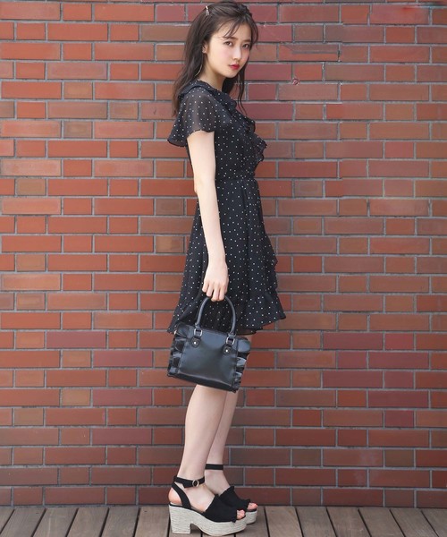 one after another NICE CLAUP（ワンアフターアナザーナイスクラップ）の「ロマンティックフリルワンピ（ワンピース・レディース・ベージュ系その他/ブラウン系その他/レッド系その他/ブラック系その他・FREE）」の14枚目の写真