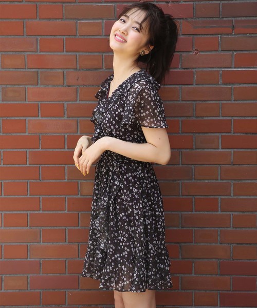 one after another NICE CLAUP（ワンアフターアナザーナイスクラップ）の「ロマンティックフリルワンピ（ワンピース・レディース・ベージュ系その他/ブラウン系その他/レッド系その他/ブラック系その他・FREE）」の15枚目の写真