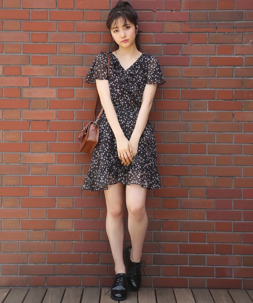 one after another NICE CLAUP（ワンアフターアナザーナイスクラップ）の「ロマンティックフリルワンピ（ワンピース・レディース・ベージュ系その他/ブラウン系その他/レッド系その他/ブラック系その他・FREE）」の17枚目の写真