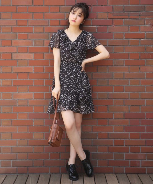 one after another NICE CLAUP（ワンアフターアナザーナイスクラップ）の「ロマンティックフリルワンピ（ワンピース・レディース・ベージュ系その他/ブラウン系その他/レッド系その他/ブラック系その他・FREE）」の19枚目の写真