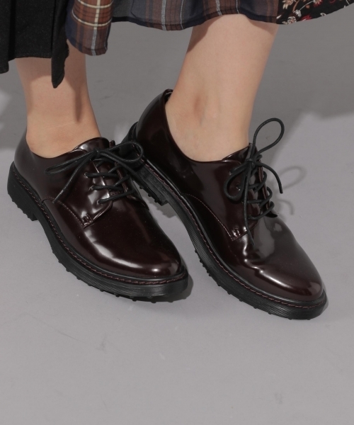 PAGEBOY（ページボーイ）の「厚底オックスフォードシューズ（その他シューズ・レディース・ブラック/ダークブラウン・MEDIUM/LARGE）」の2枚目の写真