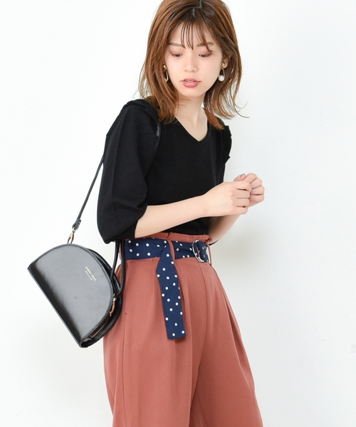 natural couture(ナチュラルクチュール)の「パワショル前後2WAYニット(ニット/セーター・レディース・オフホワイト/ブラック/ブラウン/キャメル・FREE)」の9枚目の写真