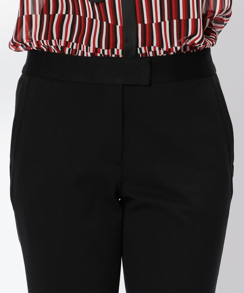 NARACAMICIE（ナラカミーチェ）の「【セットアップスーツ対応】ポンチ9分丈パンツ（スーツパンツ・レディース・ブラック/ベージュ/グレー・SMALL/MEDIUM/LARGE）」の8枚目の写真